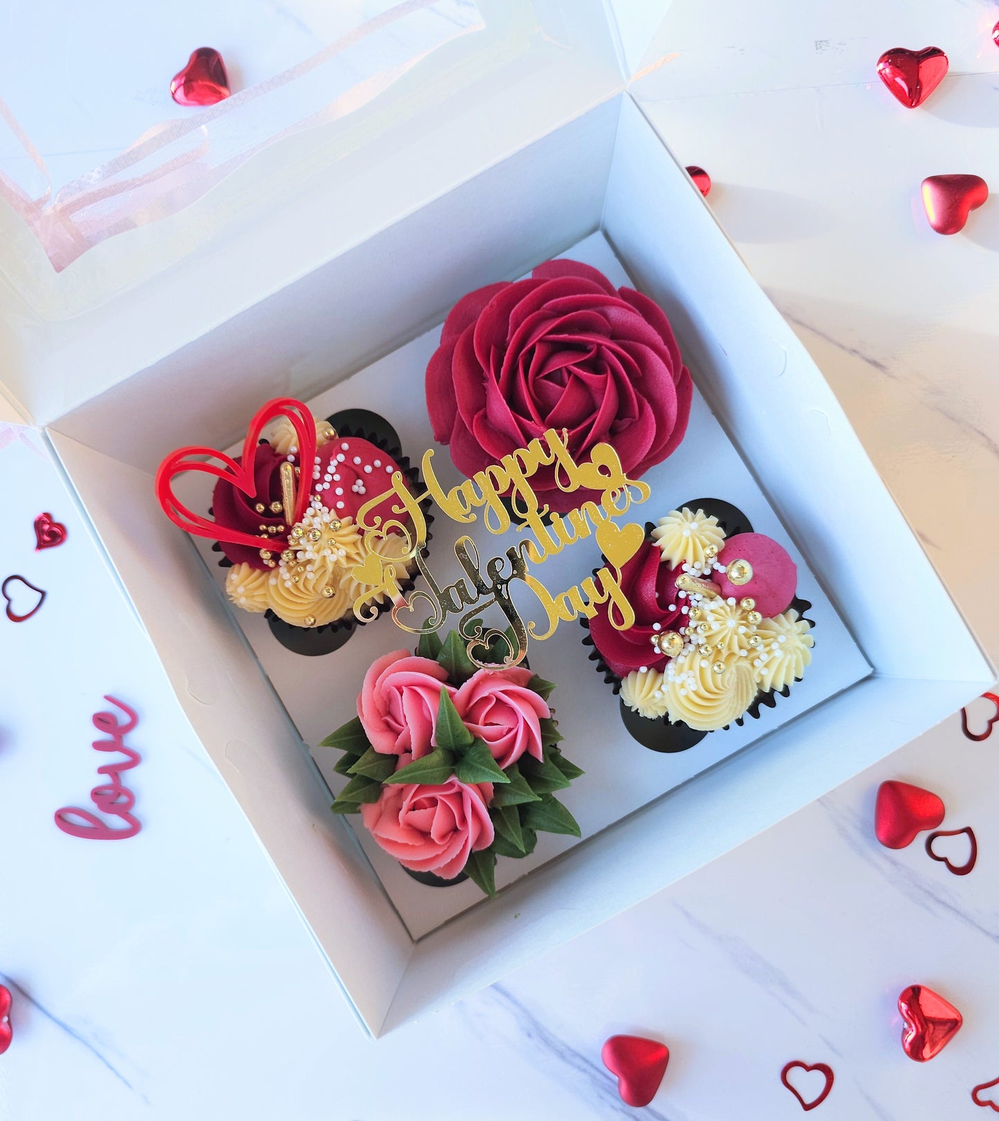 Valentines Day Assorted Loops & Blooms Boxed