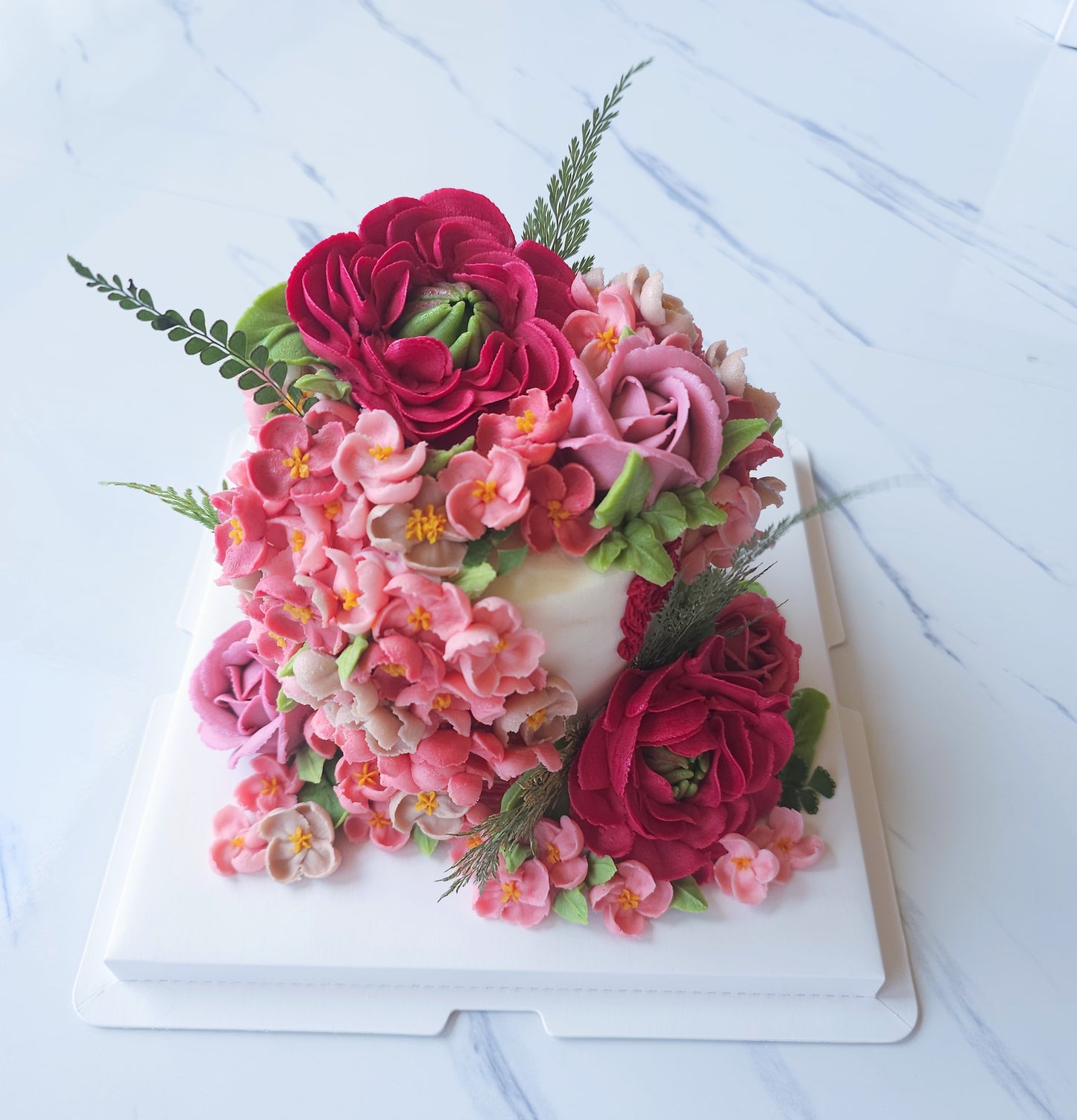 Petite Floral Celebration Cake