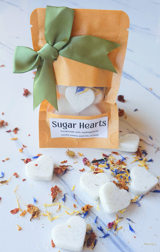 Vanilla Bean Sugar Hearts